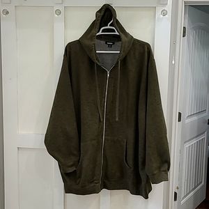 Fleece Zip-Front Hoodie  Size 6XL Big